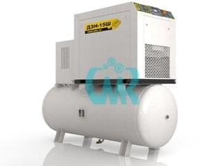 Компрессор винтовой ДЭН-15Ш-Р (900л) &laquo;Плюс&raquo;, ЧКЗ, 15кВт