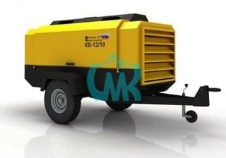 Передвижной компрессор винтовой дизельный КВ-12/10П, ЧКЗ, Deutz BF04M2012C (103)кВт