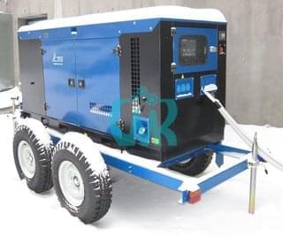 Дизельный генератор ТСС АД-120С-Т400-2РКМ11 на шасси с АВР